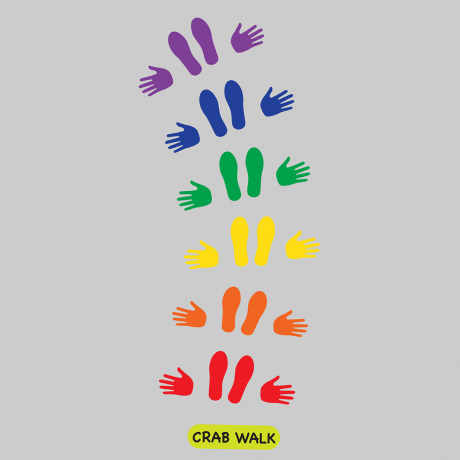60050 Crab Walk Sensory Floor Decals-01